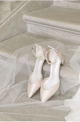 Brautschuhe Madison Champagne