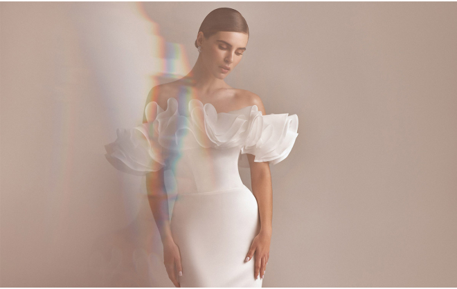 Elegantné svadobné šaty